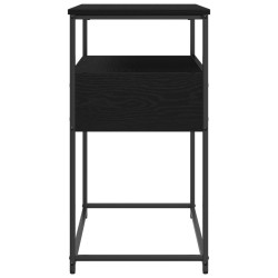 Table console Chêne noir 75 x 40 x 75 cm Bois d'ingénierie 581576581576