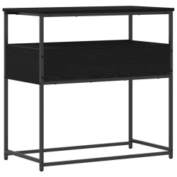 Table console Chêne noir 75 x 40 x 75 cm Bois d'ingénierie 581576581576