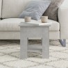 Table basse gris béton 40x40x42 cm bois d'ingénierie 581578581578