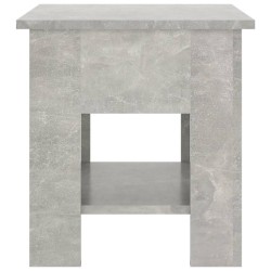 Table basse gris béton 40x40x42 cm bois d'ingénierie 581578581578