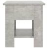 Table basse gris béton 40x40x42 cm bois d'ingénierie 581578581578