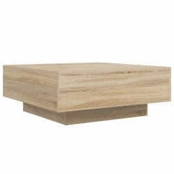 Table basse chêne sonoma 80x80x31 cm bois d'ingénierie 581579581579