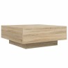 Table basse chêne sonoma 80x80x31 cm bois d'ingénierie 581579581579