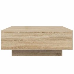 Table basse chêne sonoma 80x80x31 cm bois d'ingénierie 581579581579