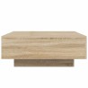Table basse chêne sonoma 80x80x31 cm bois d'ingénierie 581579581579