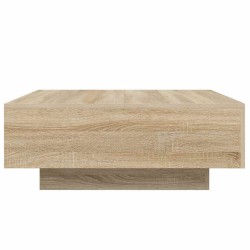 Table basse chêne sonoma 80x80x31 cm bois d'ingénierie 581579581579