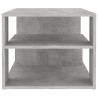 Table basse gris béton 100x50x40 cm bois d'ingénierie 581581581581