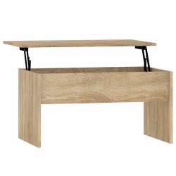 Table basse chêne sonoma 80x50,5x41,5 cm bois d'ingénierie 581582581582