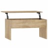 Table basse chêne sonoma 80x50,5x41,5 cm bois d'ingénierie 581582581582