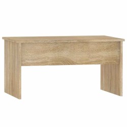 Table basse chêne sonoma 80x50,5x41,5 cm bois d'ingénierie 581582581582