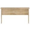Table basse chêne sonoma 80x50,5x41,5 cm bois d'ingénierie 581582581582