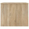 Table basse chêne sonoma 80x50,5x41,5 cm bois d'ingénierie 581582581582