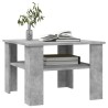 Table basse Gris béton 60x60x42 cm Bois d’ingénierie 581583581583
