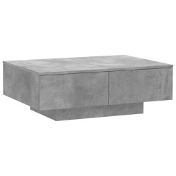 Table basse Gris béton 90x60x31 cm Aggloméré 581584581584
