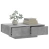 Table basse Gris béton 90x60x31 cm Aggloméré 581584581584