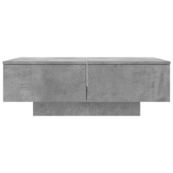 Table basse Gris béton 90x60x31 cm Aggloméré 581584581584