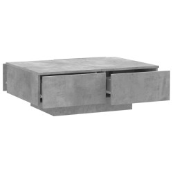 Table basse Gris béton 90x60x31 cm Aggloméré 581584581584