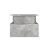 Table basse gris béton 90x55x42,5 cm bois d'ingénierie 581585581585