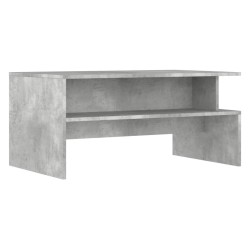 Table basse gris béton 90x55x42,5 cm bois d'ingénierie 581585581585
