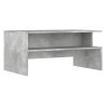 Table basse gris béton 90x55x42,5 cm bois d'ingénierie 581585581585