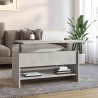 Table basse Gris béton 80x50x40 cm Bois d'ingénierie 581586581586