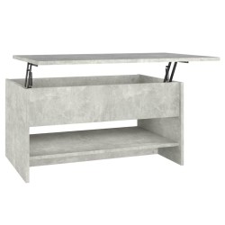 Table basse Gris béton 80x50x40 cm Bois d'ingénierie 581586581586