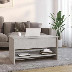 Table basse Gris béton 80x50x40 cm Bois d'ingénierie 581586581586
