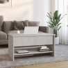 Table basse Gris béton 80x50x40 cm Bois d'ingénierie 581586581586