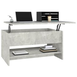 Table basse Gris béton 80x50x40 cm Bois d'ingénierie 581586581586