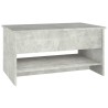 Table basse Gris béton 80x50x40 cm Bois d'ingénierie 581586581586