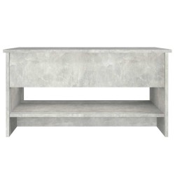Table basse Gris béton 80x50x40 cm Bois d'ingénierie 581586581586