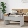 Table basse gris béton 80x50,5x41,5 cm bois d'ingénierie 581588581588