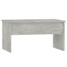 Table basse gris béton 80x50,5x41,5 cm bois d'ingénierie 581588581588