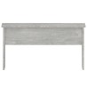 Table basse gris béton 80x50,5x41,5 cm bois d'ingénierie 581588581588