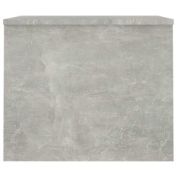 Table basse gris béton 80x50,5x41,5 cm bois d'ingénierie 581588581588