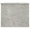 Table basse gris béton 80x50,5x41,5 cm bois d'ingénierie 581588581588
