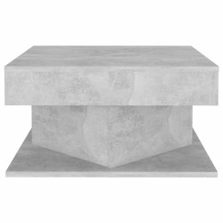 Table basse Gris béton 57x57x30 cm Bois d’ingénierie 581589581589