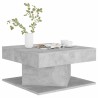 Table basse Gris béton 57x57x30 cm Bois d’ingénierie 581589581589
