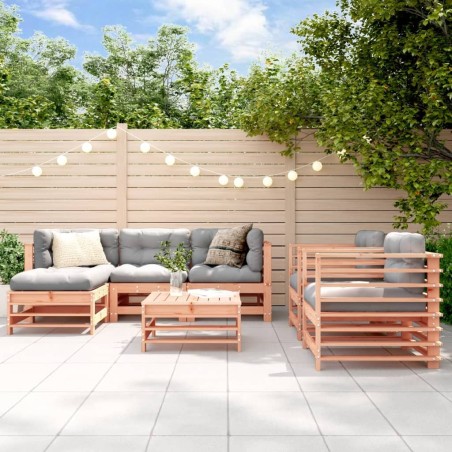 Salon de jardin 7 pcs bois massif douglas 581592581592
