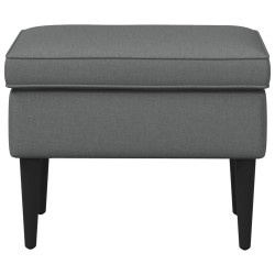 Pouf Gris foncé 55 x 35 x 41 cm Tissu 581596581596