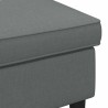 Pouf Gris foncé 55 x 35 x 41 cm Tissu 581596581596