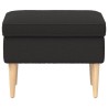 Pouf Noir 55 x 35 x 41 cm Bouclé 581597581597