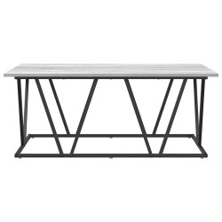 Table basse Gris 100 x 50 x 40 cm Bois d'ingénierie et métal 581599581599