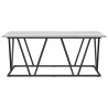 Table basse Gris 100 x 50 x 40 cm Bois d'ingénierie et métal 581599581599