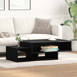 Table basse en chêne noir 105 x 55 x 32 cm bois d'ingénierie 581602581602