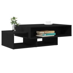 Table basse en chêne noir 105 x 55 x 32 cm bois d'ingénierie 581602581602