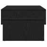 Table basse en chêne noir 105 x 55 x 32 cm bois d'ingénierie 581602581602