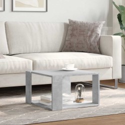 Table basse gris béton 51,5x51,5x30 cm bois d'ingénierie 581607581607