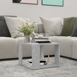 Table basse Gris béton 40x40x30 cm Bois d'ingénierie 581608581608