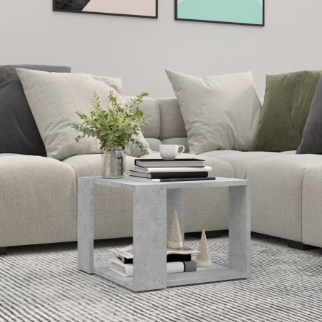 Table basse Gris béton 40x40x30 cm Bois d'ingénierie 581608581608